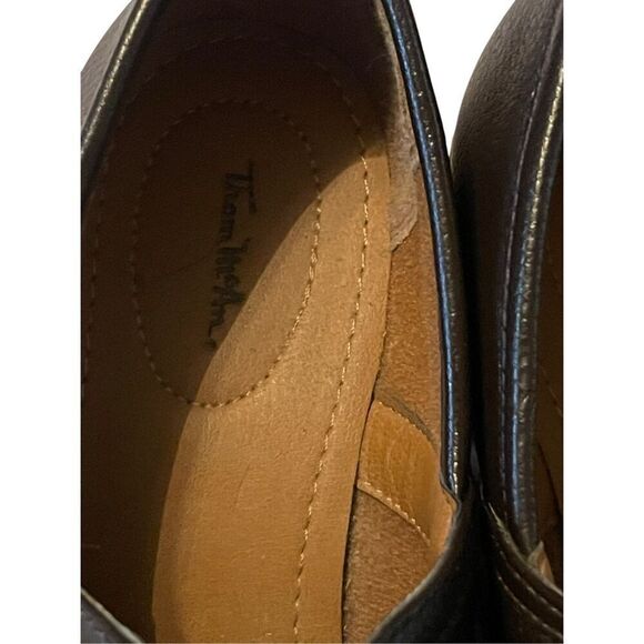 New Thom McAn Womens Dark Brown Leather Gennie Clogs Size 9 W - Picture 8 of 15